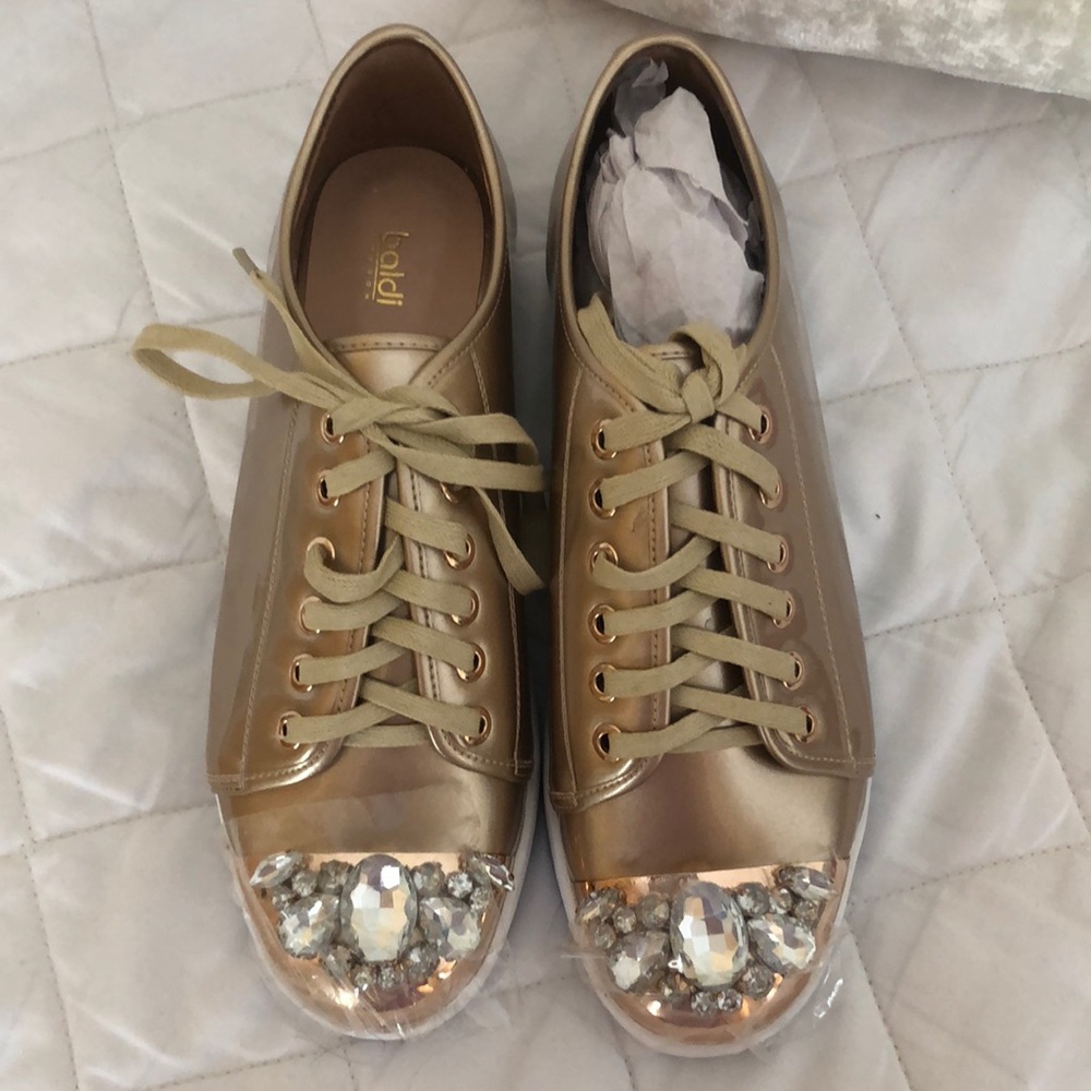 Baldi London sneakers with rhinestones size 8